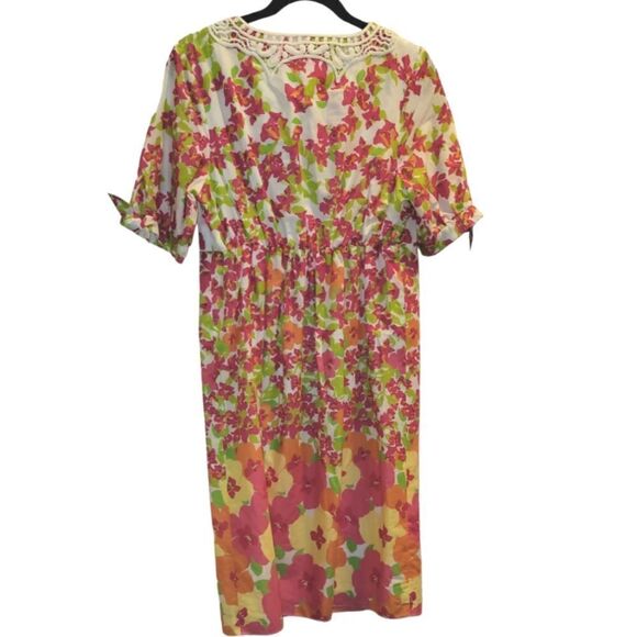 Lilly Pulitzer Falling For You Dress Multicolor Floral Summer Size 8 - Picture 3 of 6